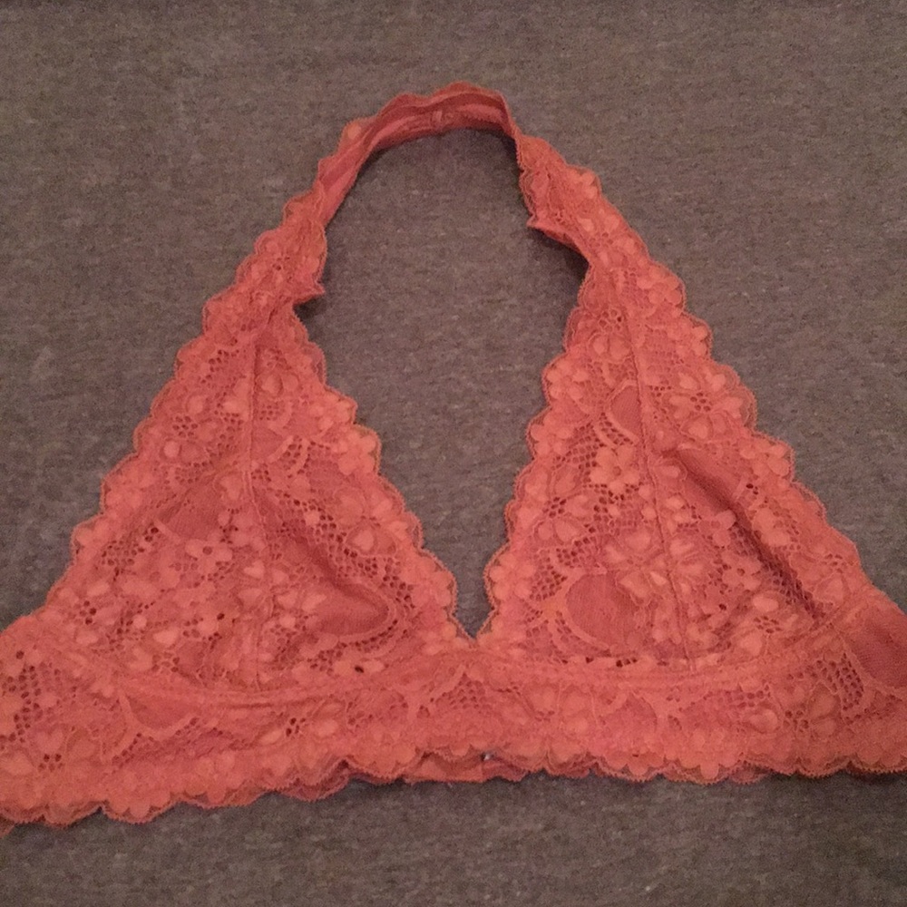 Free People Galloon Lace Halter Bra
